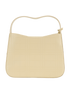 Embossed Check Mini Bag, &pound;195, Handbags, Beige, Leather, Back view